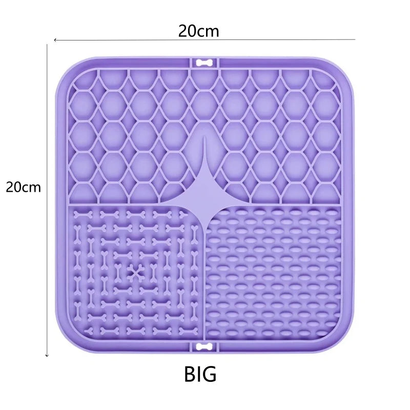 The Calm Kennel Silicone Lick Mat — Anti-Choke Slow Feeder for Dogs