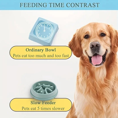 The Calm Kennel Slow Feeder Bowl — Anti-Bloat Design for All Breeds