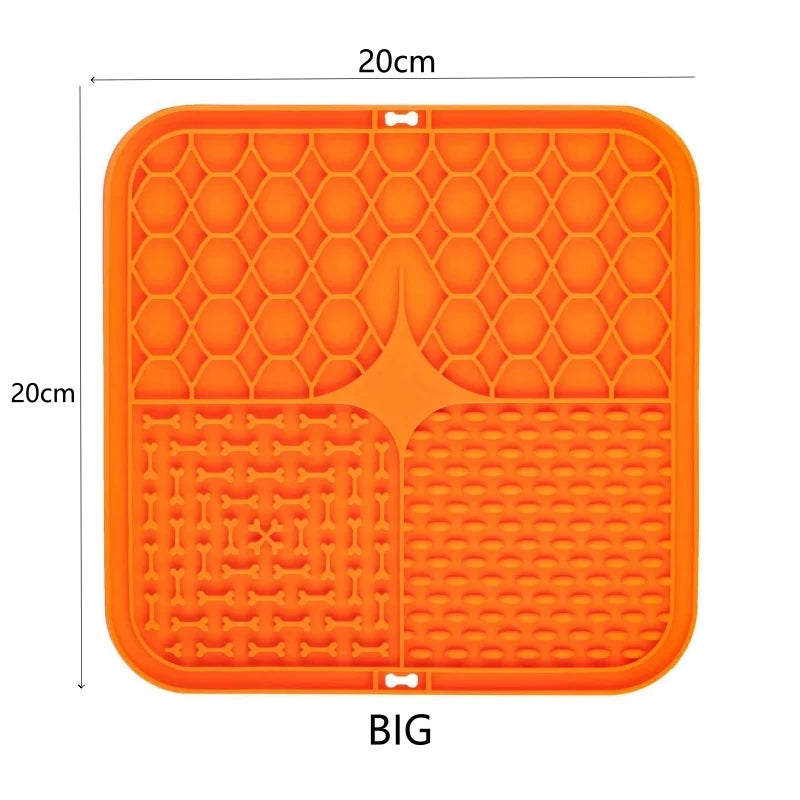 The Calm Kennel Silicone Lick Mat — Anti-Choke Slow Feeder for Dogs