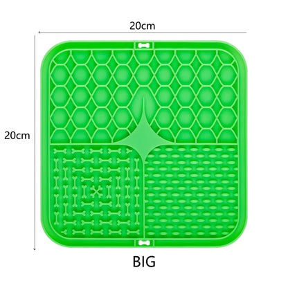 The Calm Kennel Silicone Lick Mat — Anti-Choke Slow Feeder for Dogs