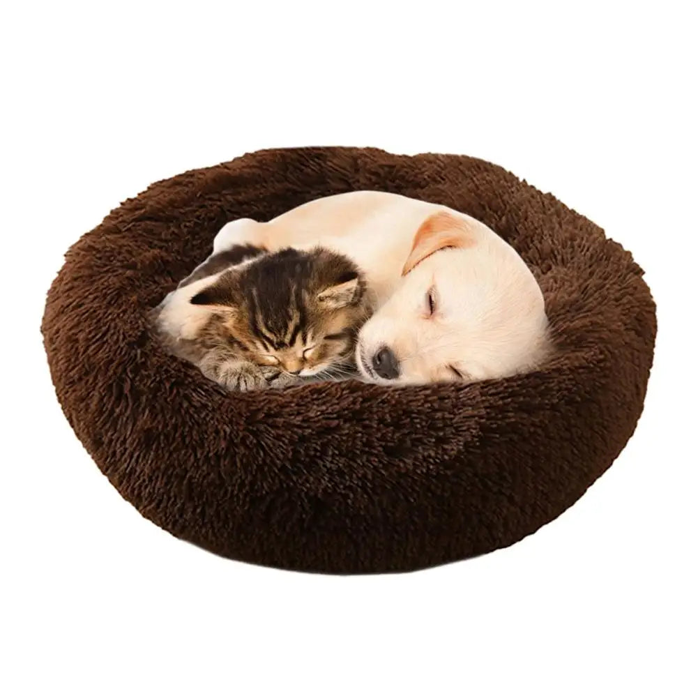 The Calm Kennel Donut Bed — Deep Sleep Design for Anxious Dogs