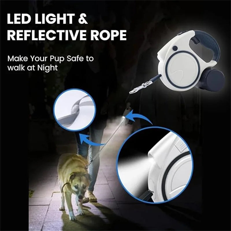 The Calm Kennel Retractable Leash — Tangle-Free Control for Every Walk