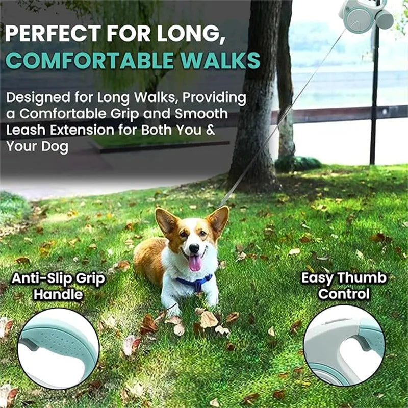 The Calm Kennel Retractable Leash — Tangle-Free Control for Every Walk