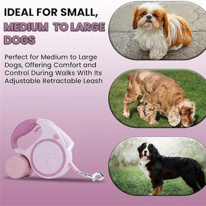 The Calm Kennel Retractable Leash — Tangle-Free Control for Every Walk