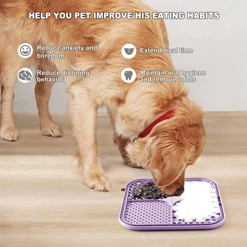 The Calm Kennel Silicone Lick Mat — Anti-Choke Slow Feeder for Dogs