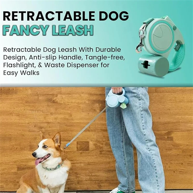 The Calm Kennel Retractable Leash — Tangle-Free Control for Every Walk