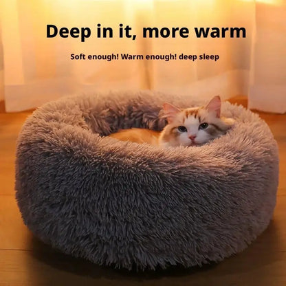 The Calm Kennel Donut Bed — Deep Sleep Design for Anxious Dogs
